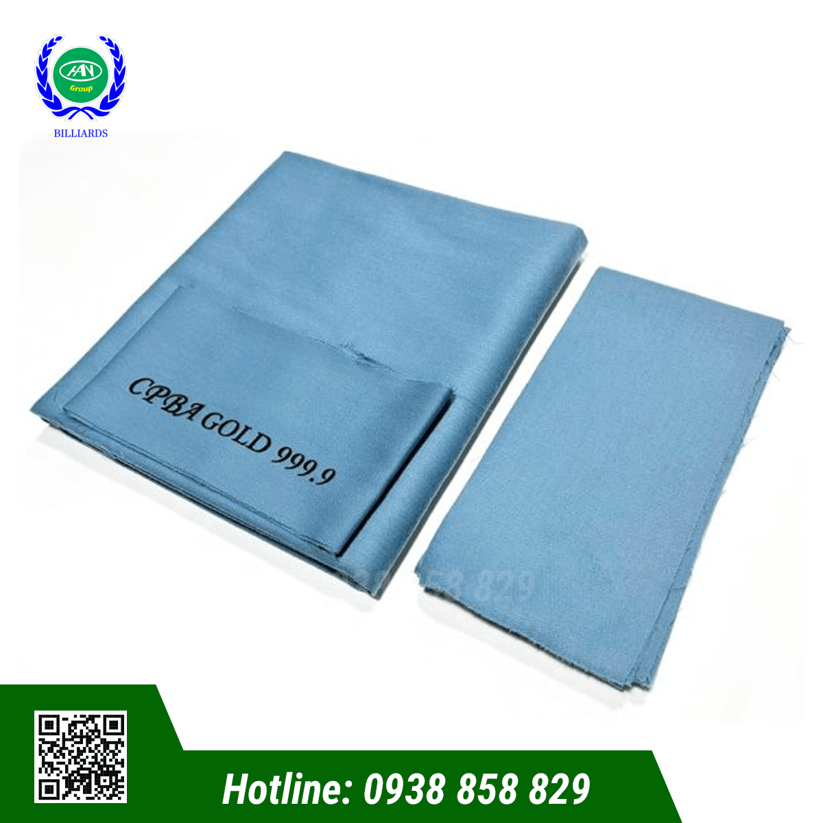 VẢI BÀN BIDA LỖ CPBA GOLD 999.9