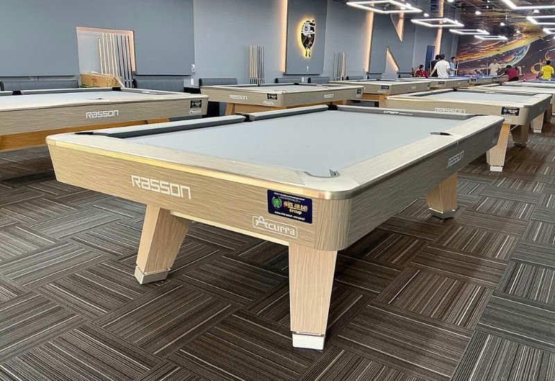 cấu tạo của bàn bida lỗ rasson accura 2025 nhập trung