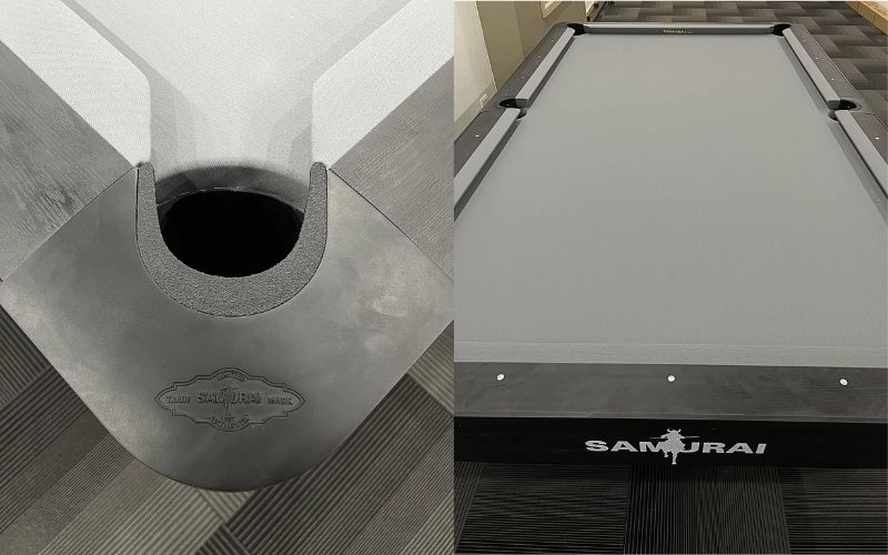 góc và mặt bàn bida lỗ samurai spider