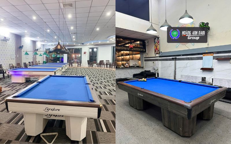 mặt bàn bida lỗ signature