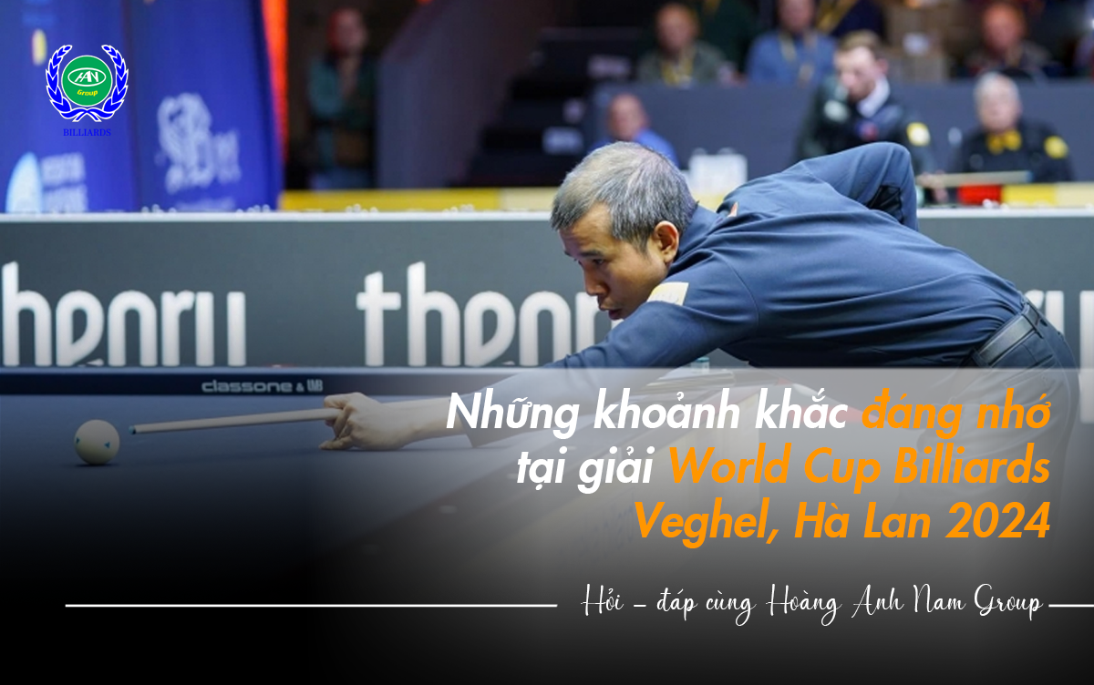 Những khoảnh khắc đáng nhớ tại giải World Cup Billiards Veghel, Hà Lan 2024.