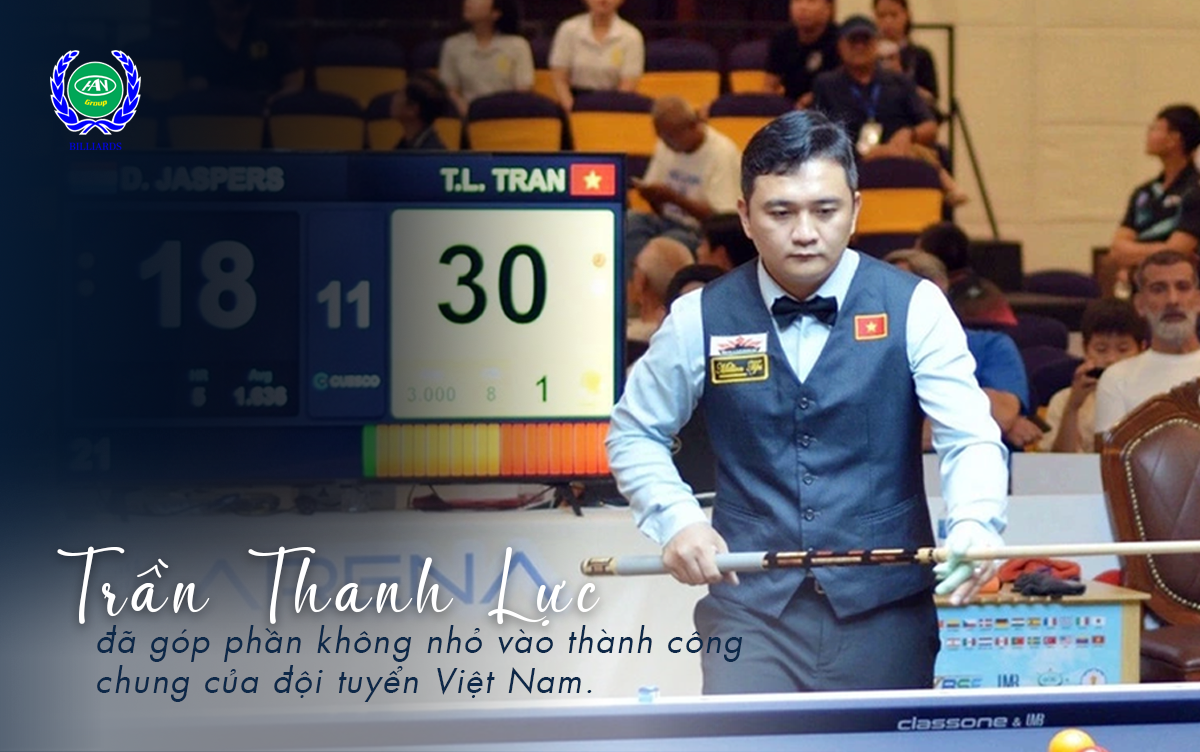 Trần Thanh Lực - góp phần tạo nên thành công rực rỡ của đôị tuyển Việt Nam tại đấu trường quốc tế.